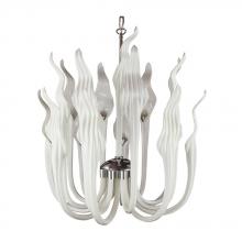  ARABELLA-16 BK - 16LT CHANDELIER- BLACK BLOWN G